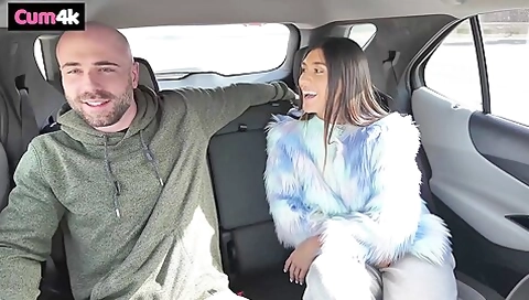 Rideshare Hoe Turns Her Cunt Into A Cum Dumpster - Aubry Babcock