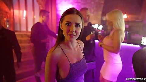 The Guy Took Off The Brunette In The Bar And After They Staged A First - Teaser Video